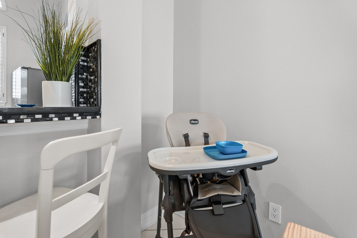 High chair for your loving kiddo.