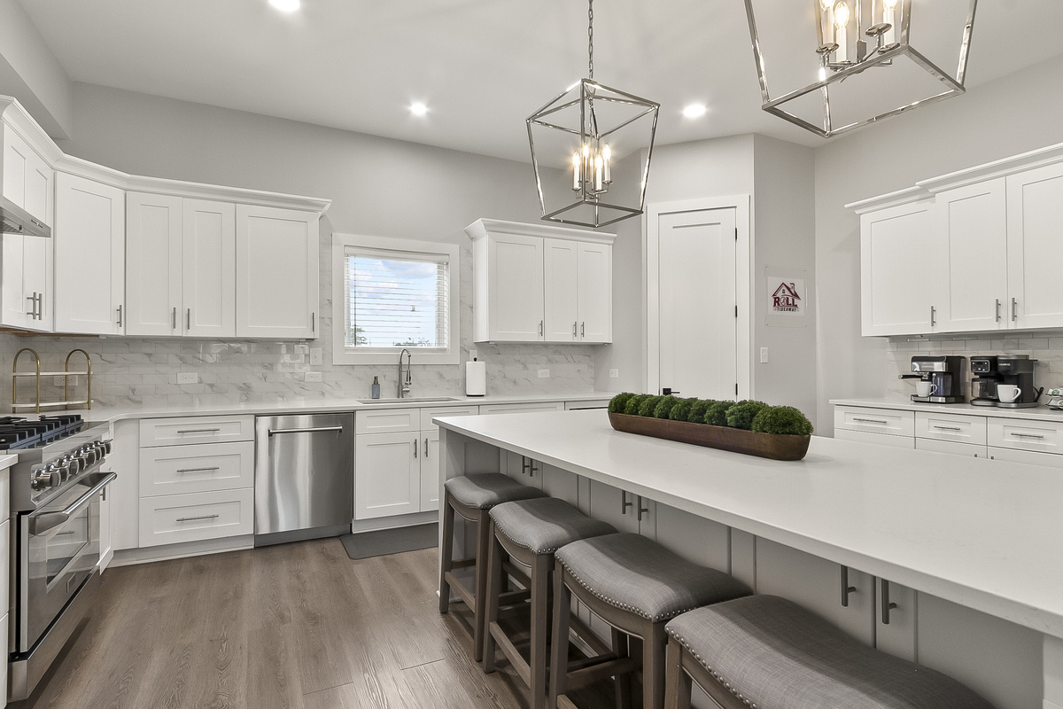 Kitchen Island with 8 seats