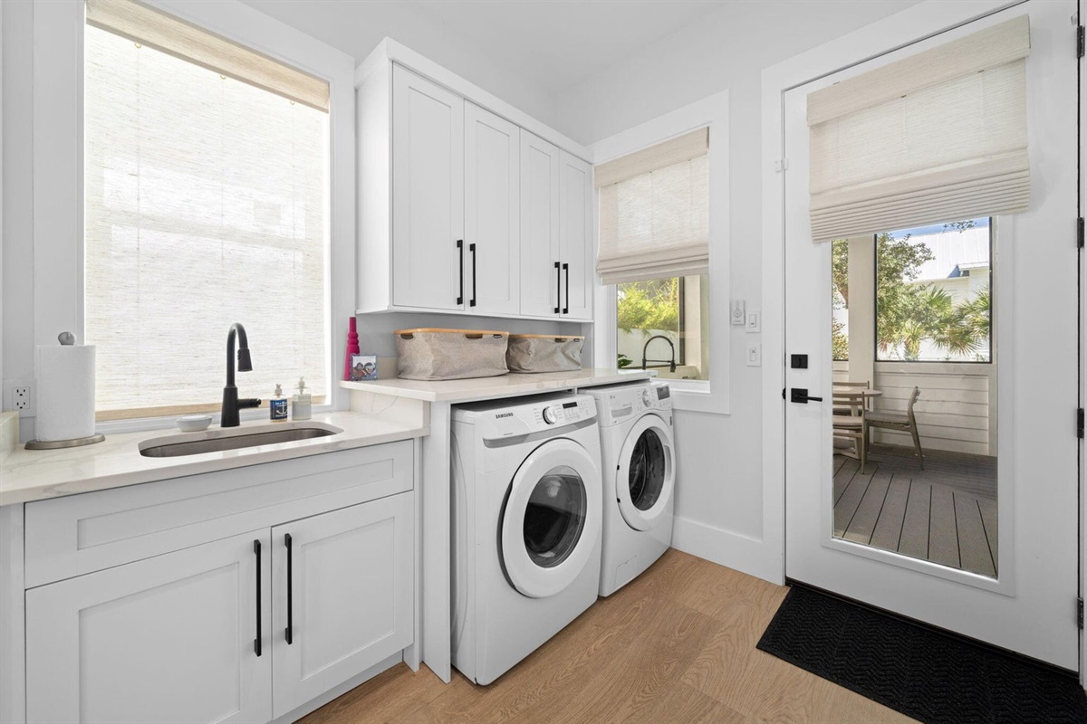 Laundry Room offers plenty of space for soaking and washing everything you might need to wash while you are on vacation!