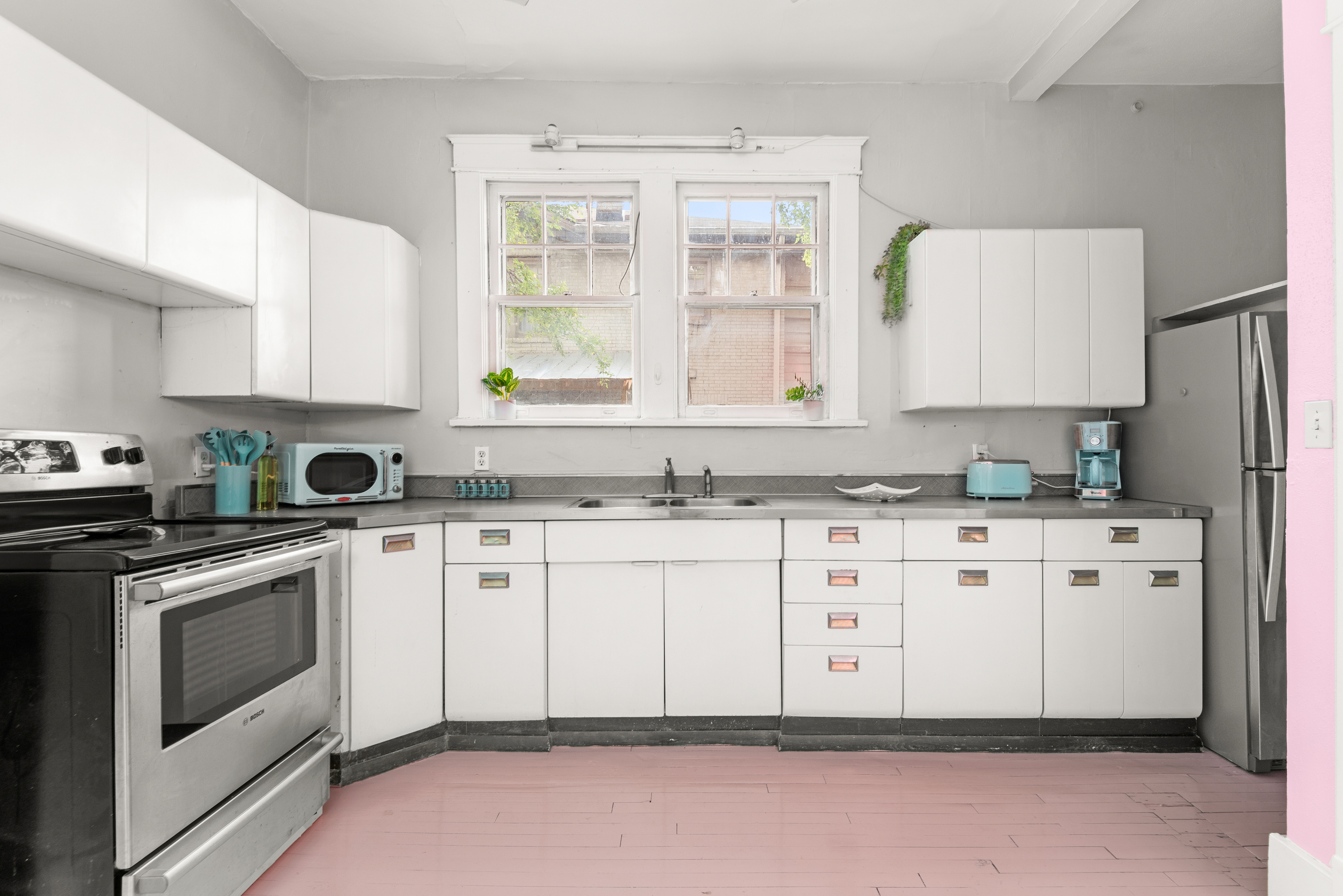 Fully stocked kitchen