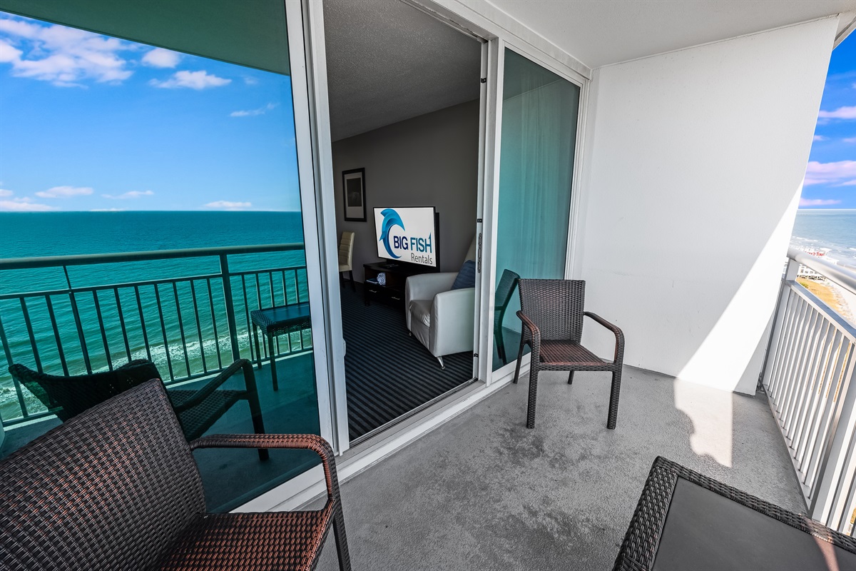 Amazing View from the Balcony!