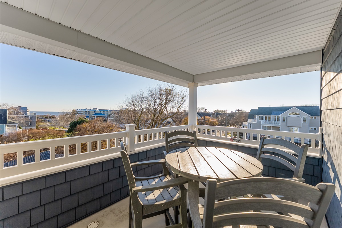 Top Level Bonus Room Private Covered Balcony With Views Of Beach and Atlantic Ocean