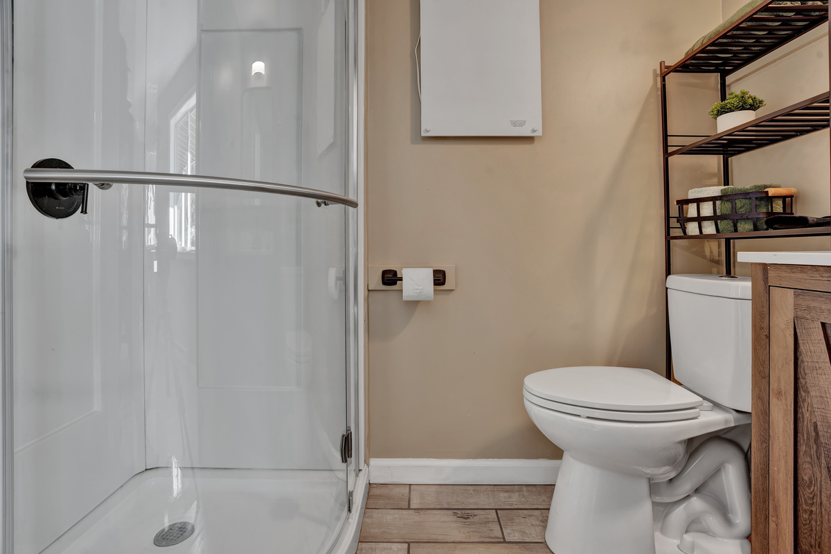 A full bathroom on each floor, for more comfort!