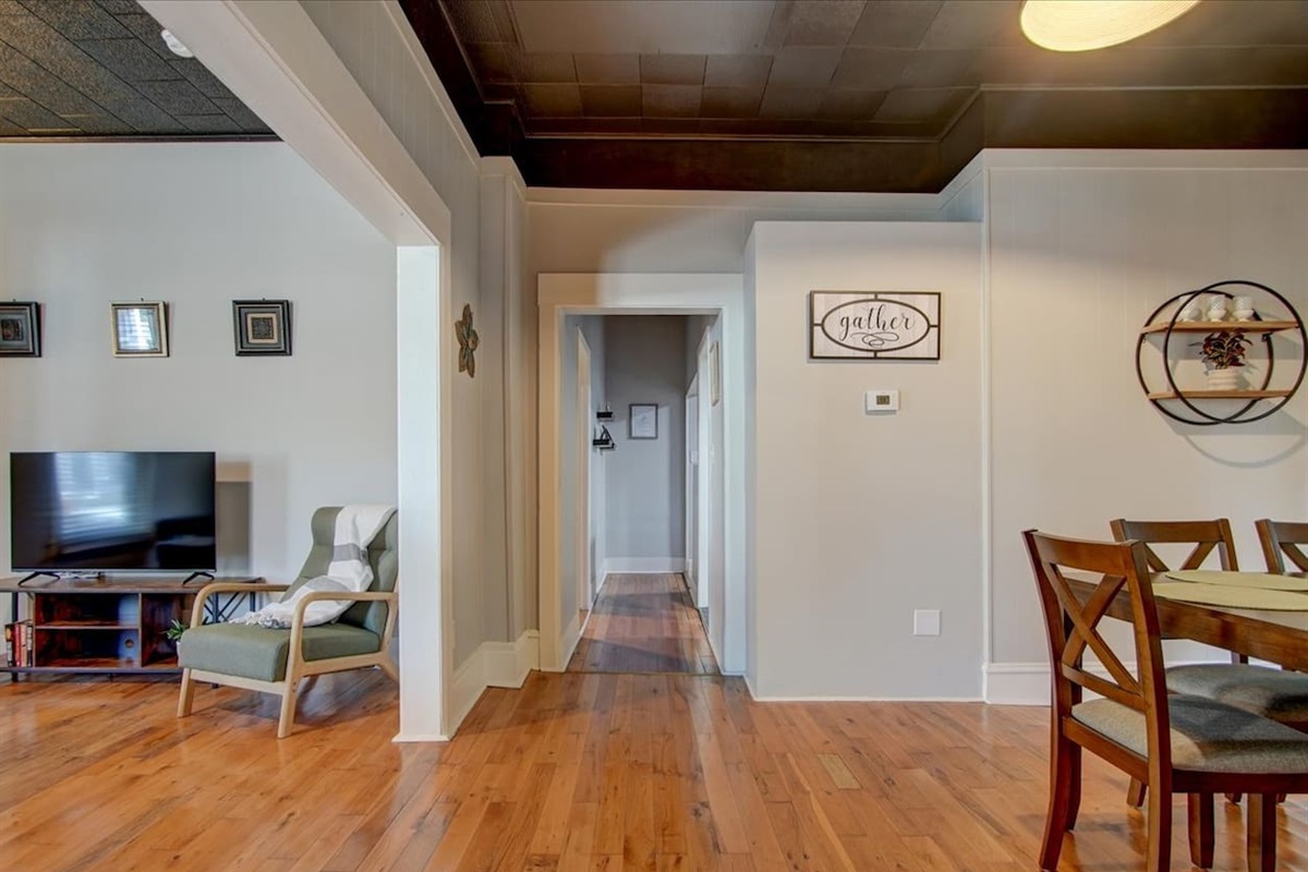 dining & living area