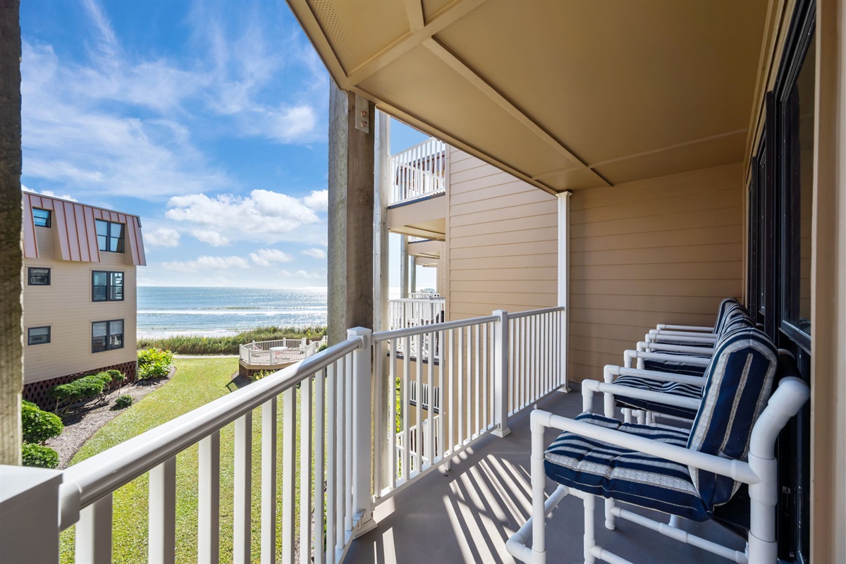Enjoy peaceful moments on the balcony