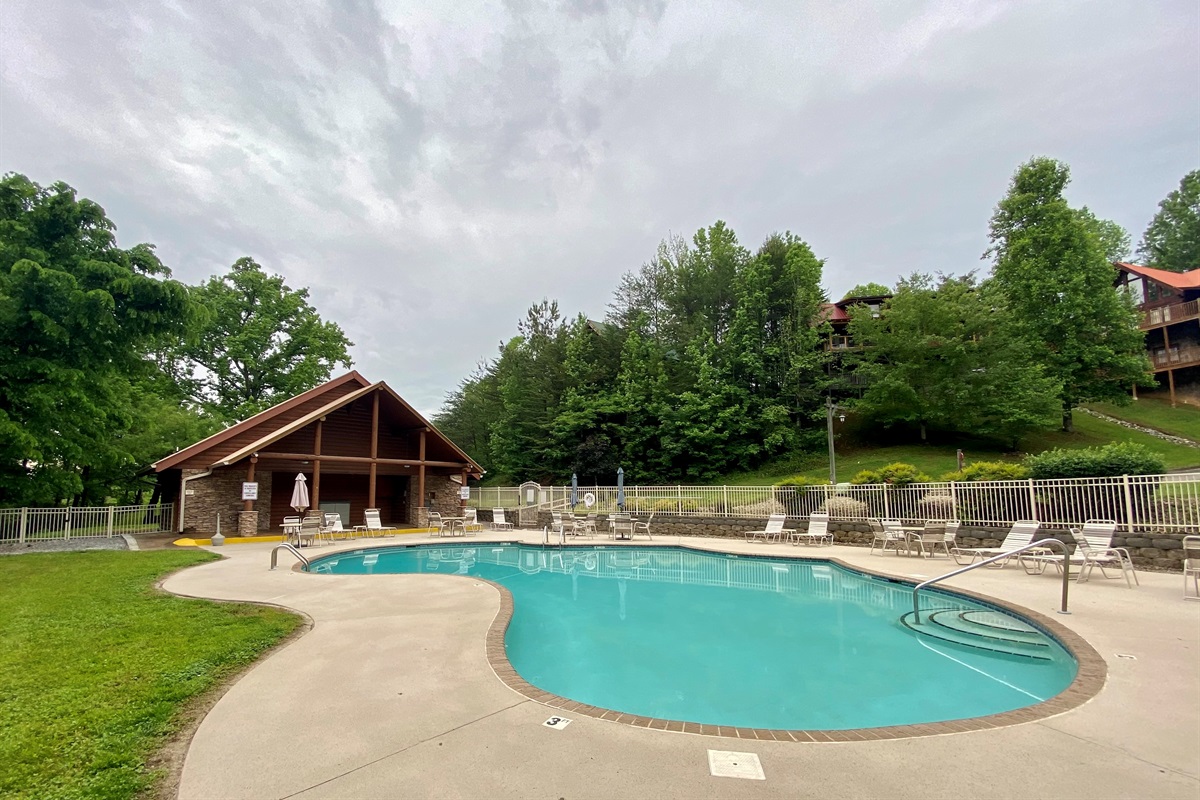 Enjoy the main community pool featuring a covered gazebo. Ideal for relaxing in the shade, gathering with friends, or spending a full afternoon poolside.