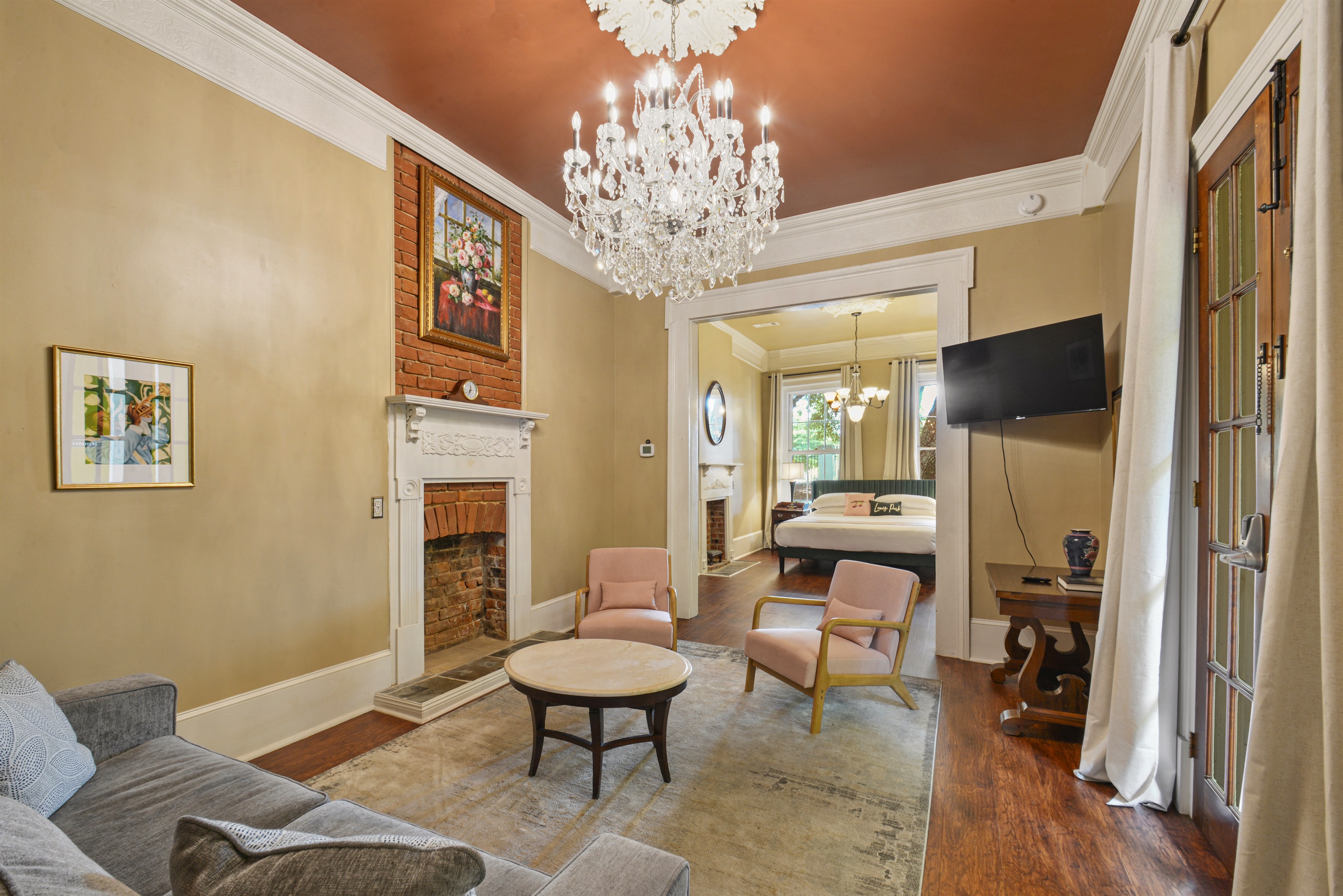 Marsalis Living Room with Queen Sleeper Sofa
