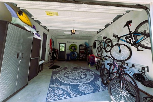 Garage Full of Fun - Most available to borrow - bring chairs, umbrella, bike locks, helmets