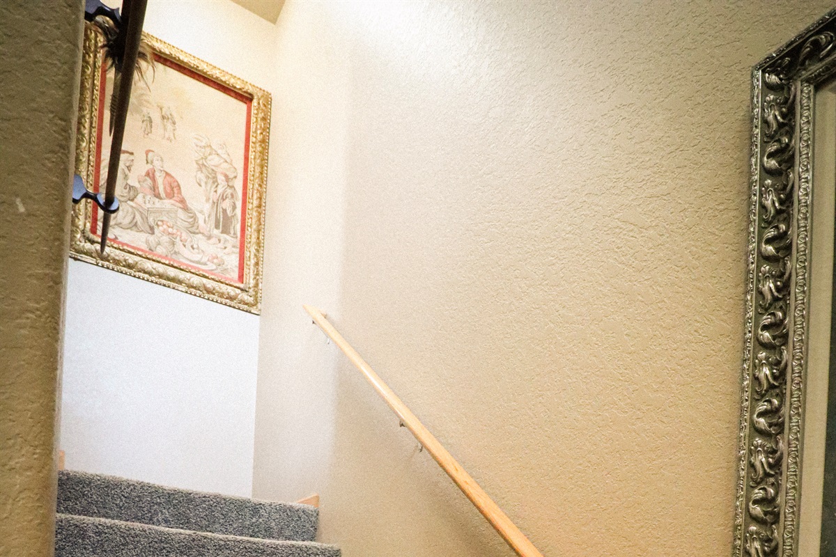 Stairs to bedrooms on 2nd floor