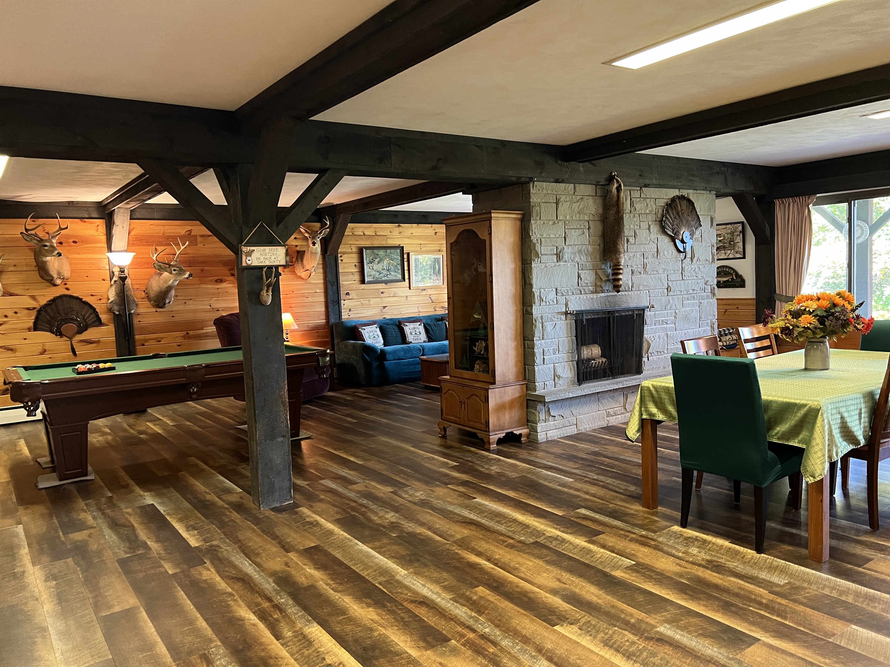 Open concept living area