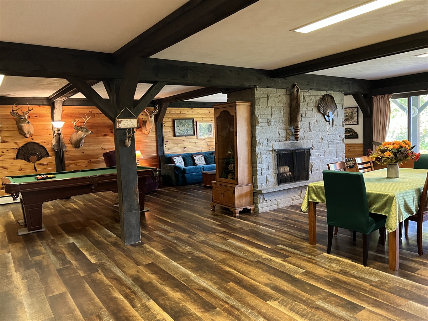 Open concept living area