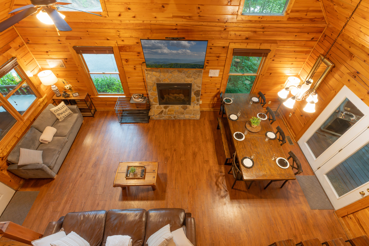 It is spacious and cozy providing the perfect place to gather and make memories.