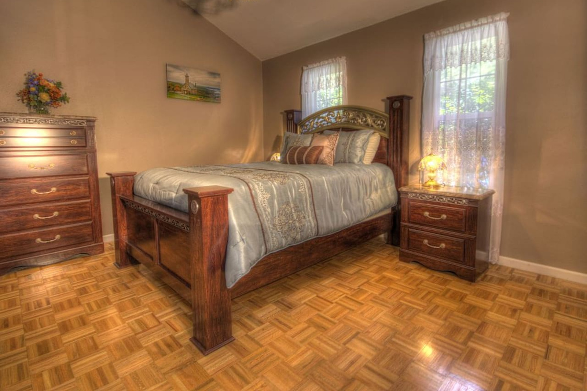 Lake view guest room, main level