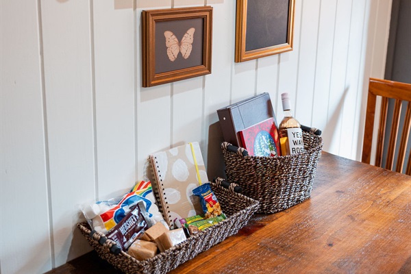 A thoughtful welcome awaits &mdash; small touches to make your stay feel extra special.