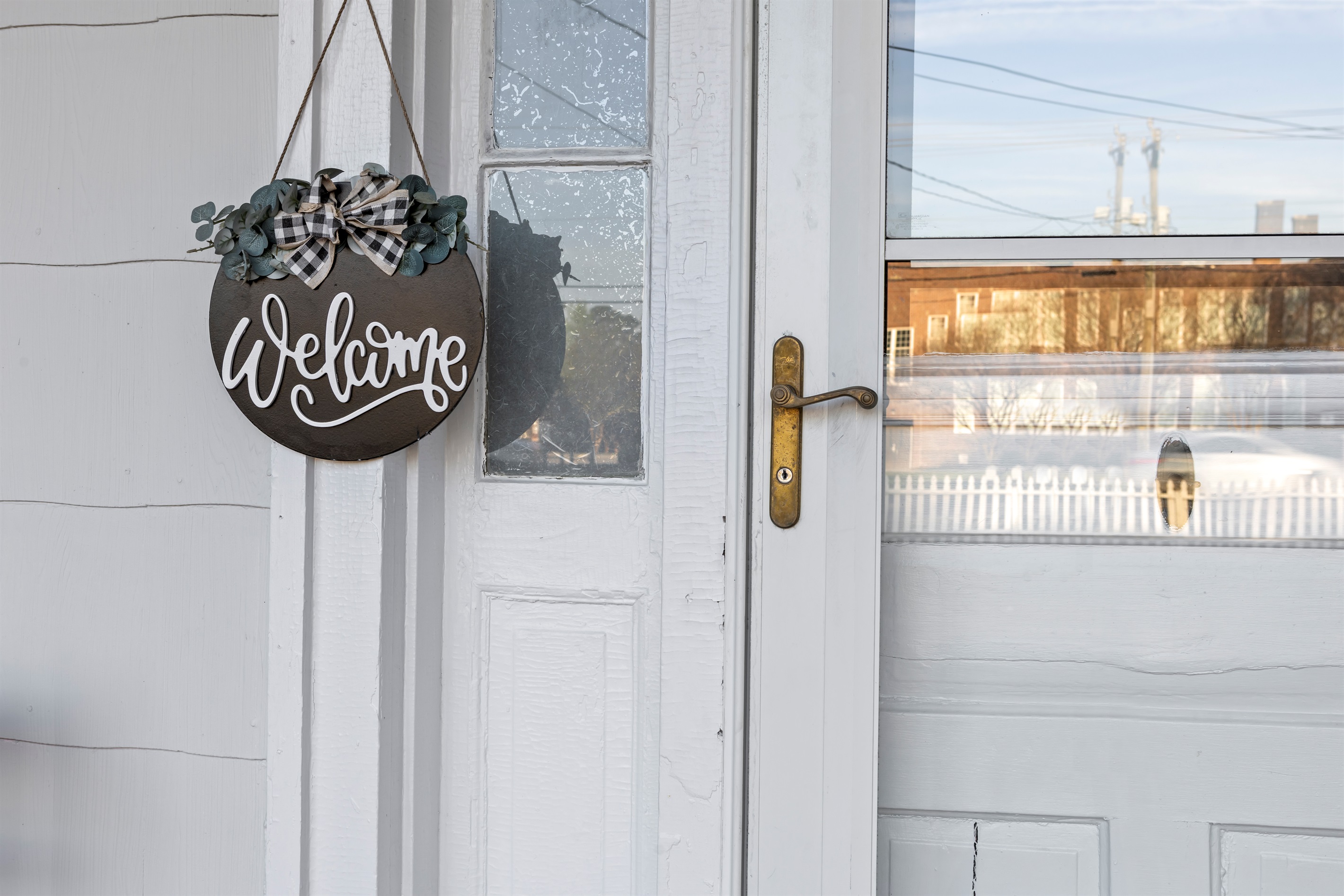 Welcome! Front door - entrance around back
