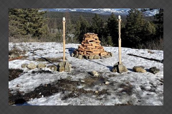 Hilltop ceremony site