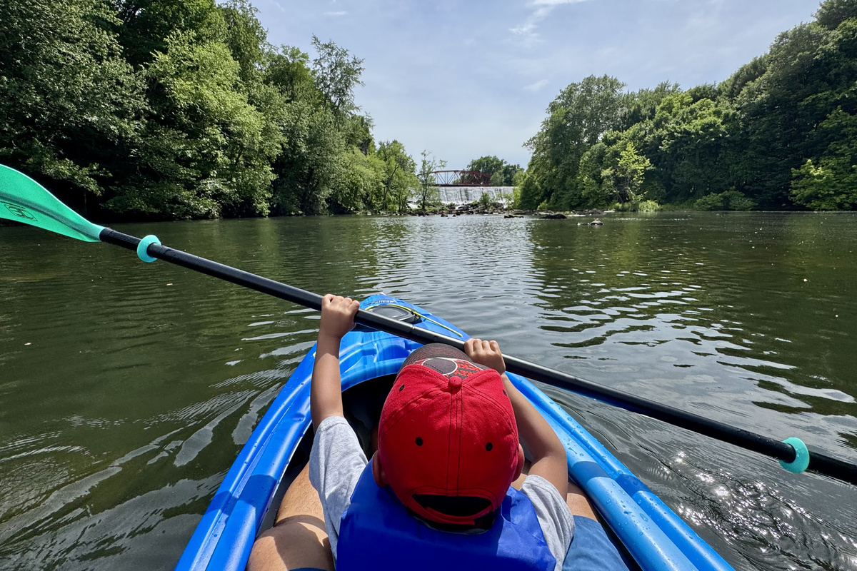 Kayak directly from the property