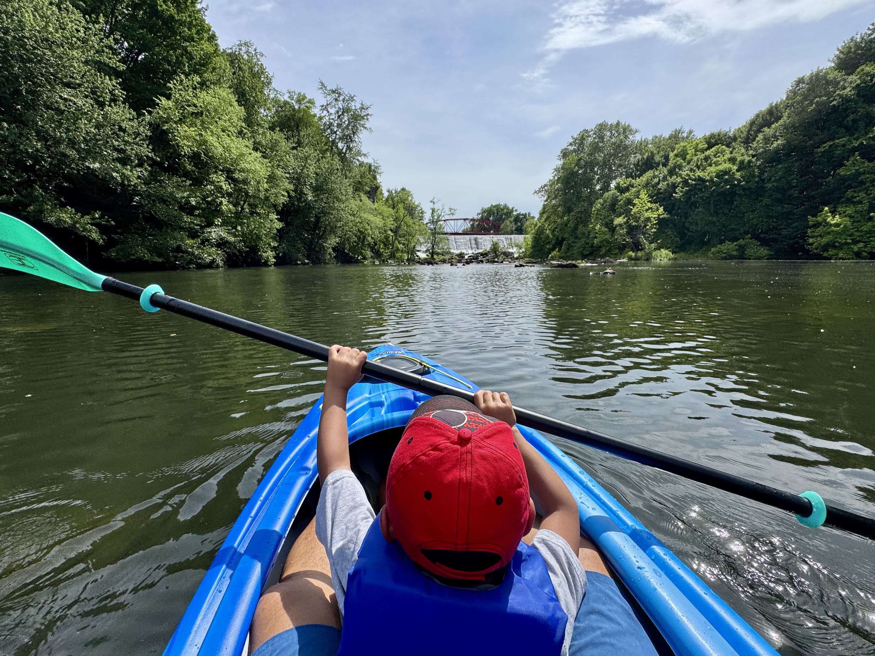 Kayak directly from the property