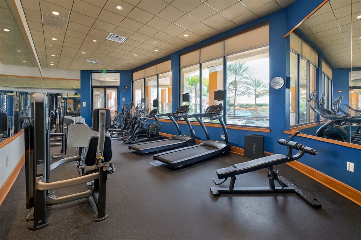If you workout during vacation, you can do it here! open daily 8AM