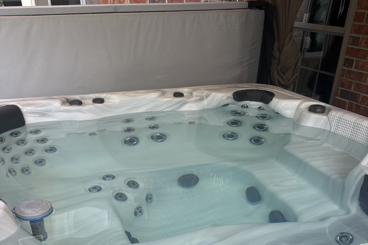 50 jets in this new hottub!  Are you ready?