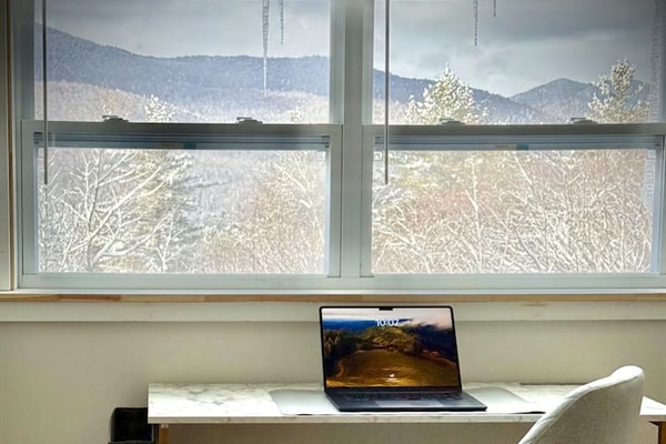 Workspace located in Bedroom 5 (Unit A)
