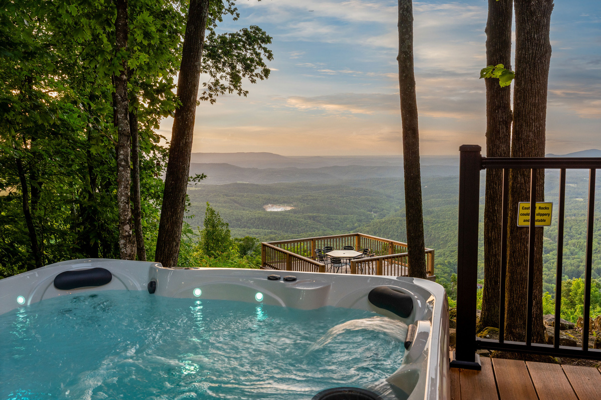 Evening View From Hot Tub