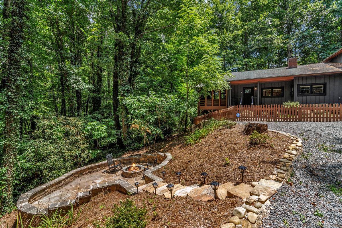 Fire pit area