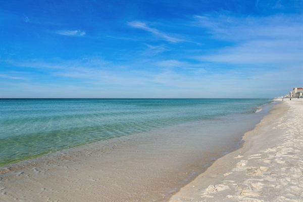 Beach in front of Sugar Beach Complex