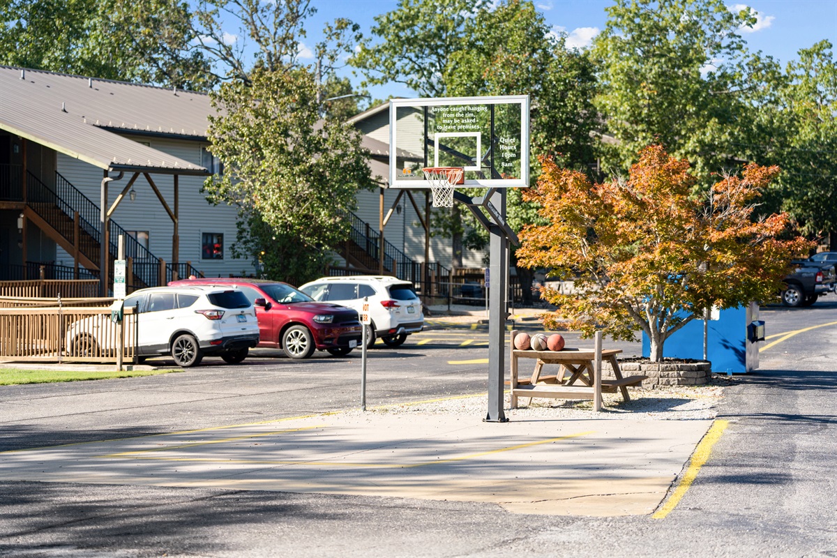 Shoot some hoops without leaving the community.