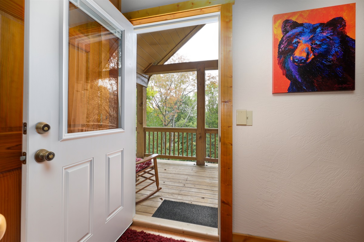 Porch Access from Bedroom 2