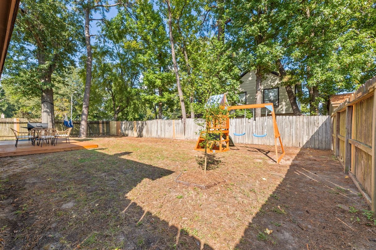 Fire up the BBQ and enjoy outdoor meals or evening drinks on the spacious deck in your private backyard
