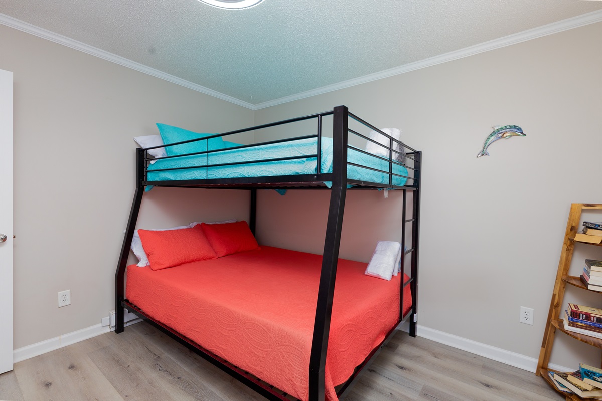 Full over queen bunk beds