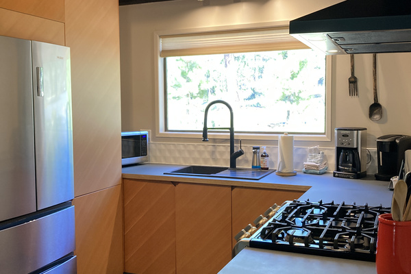 The kitchen.