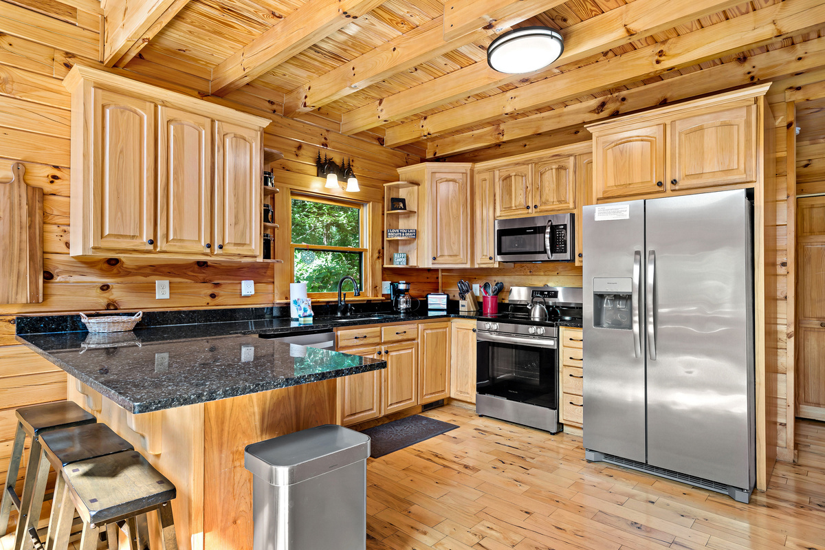 Large fully functional kitchen
