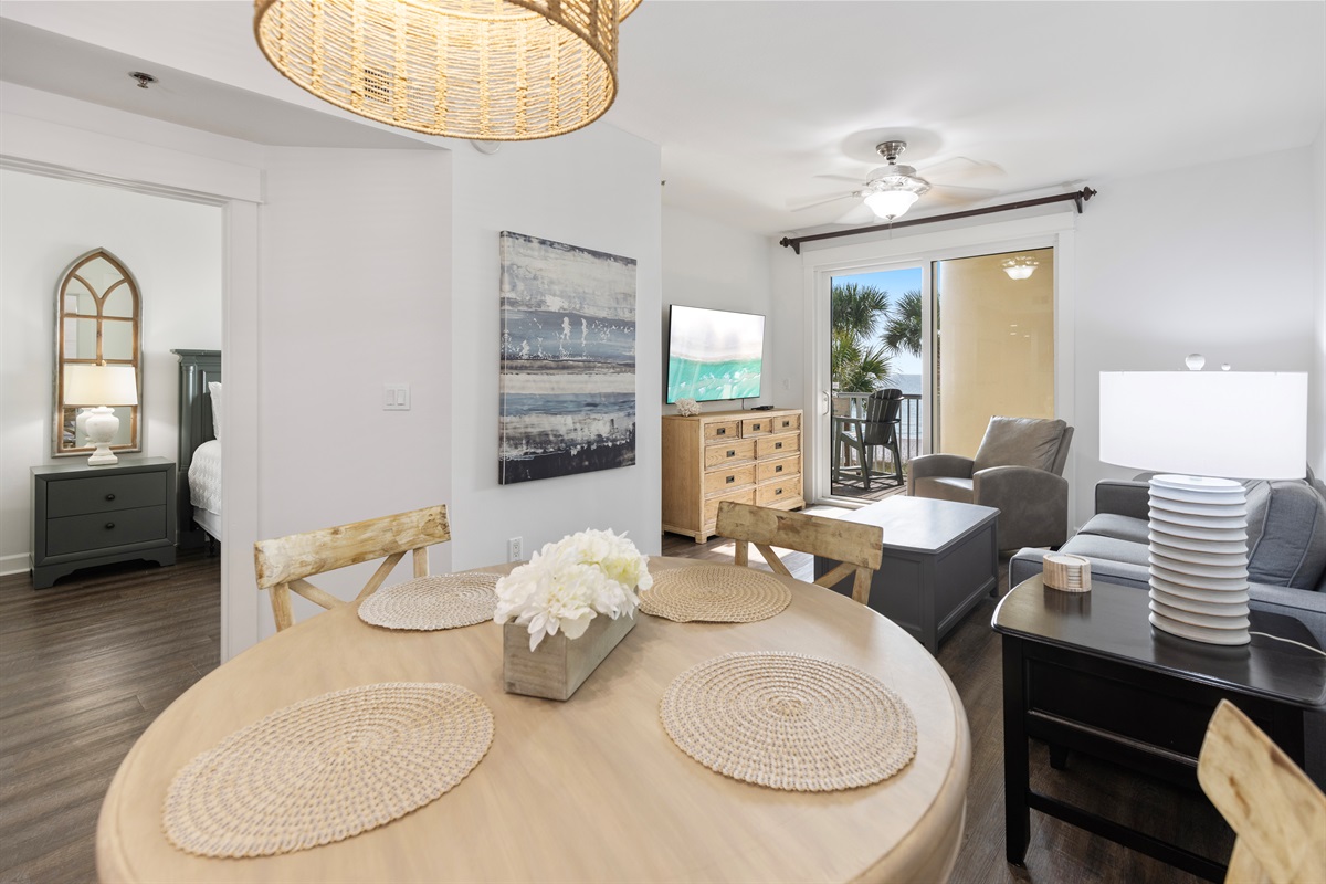 Gulf-Front Living Room