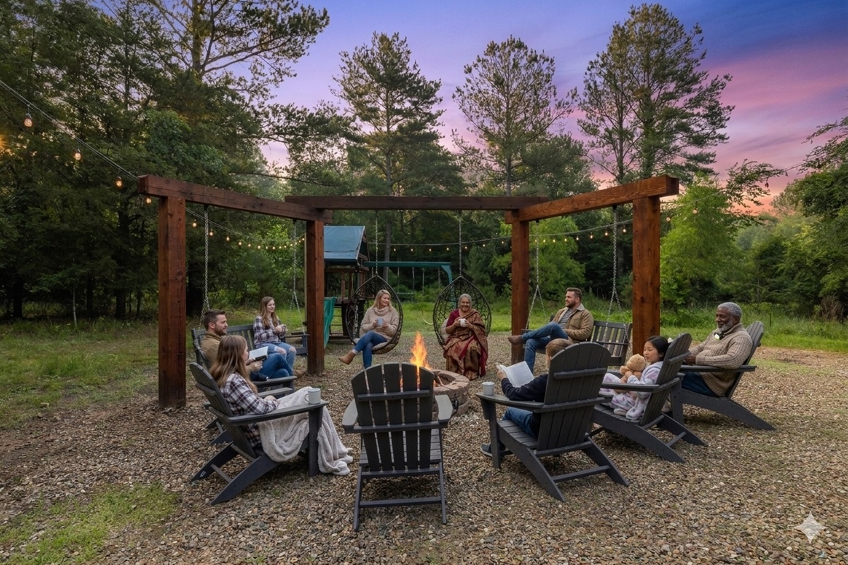 Bring your stories to share around fire.