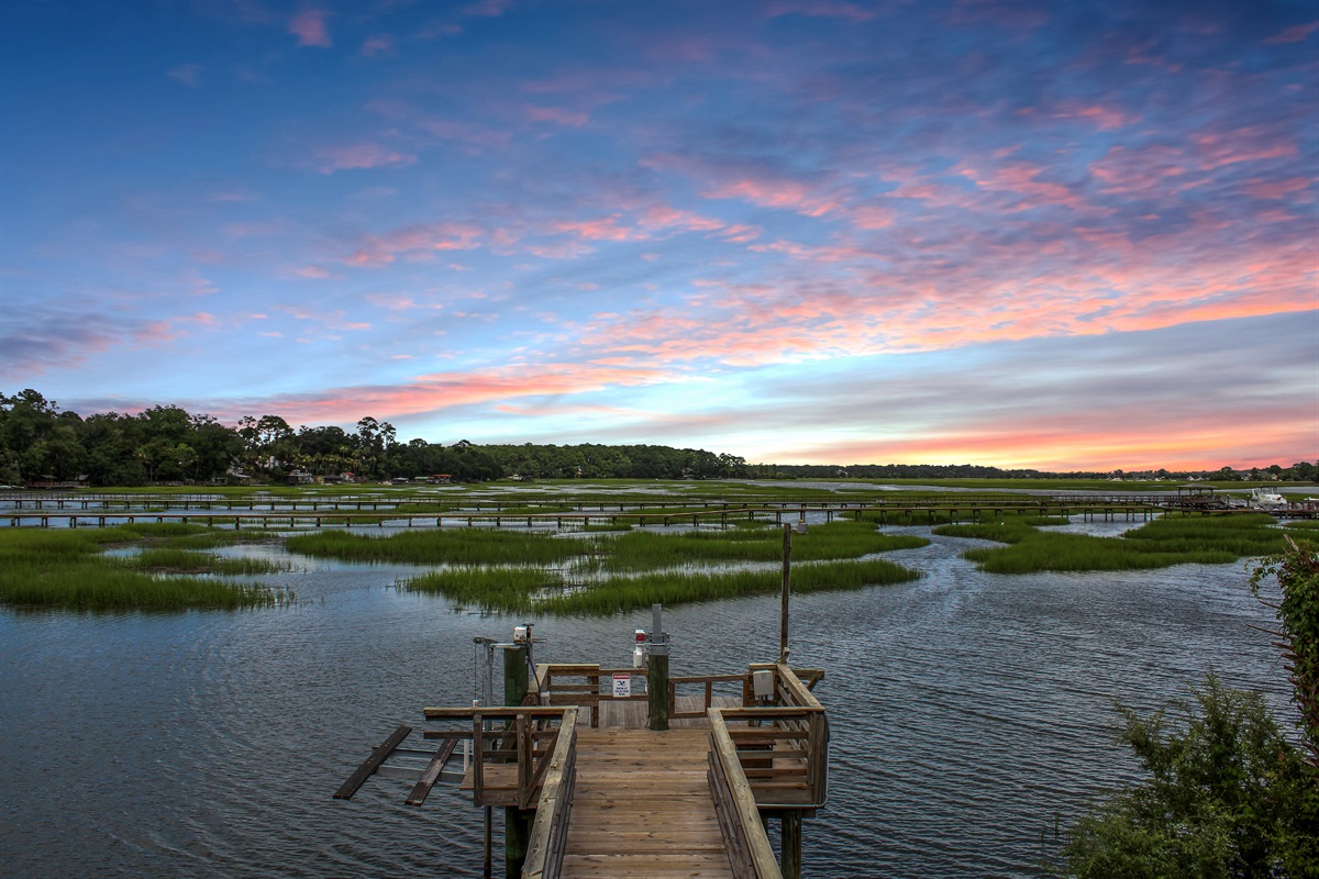 Start your day where the sky meets the water—pure Lowcountry calm.