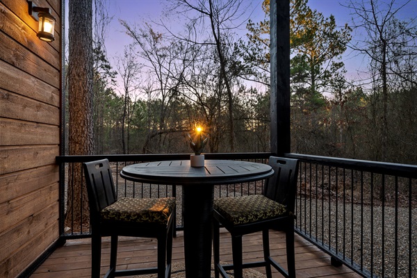 Quiet, peaceful, and surrounded by trees — your own little escape.