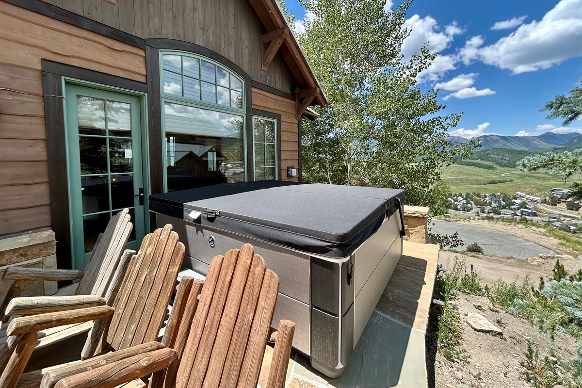 2nd Floor Exterior Hot Tub