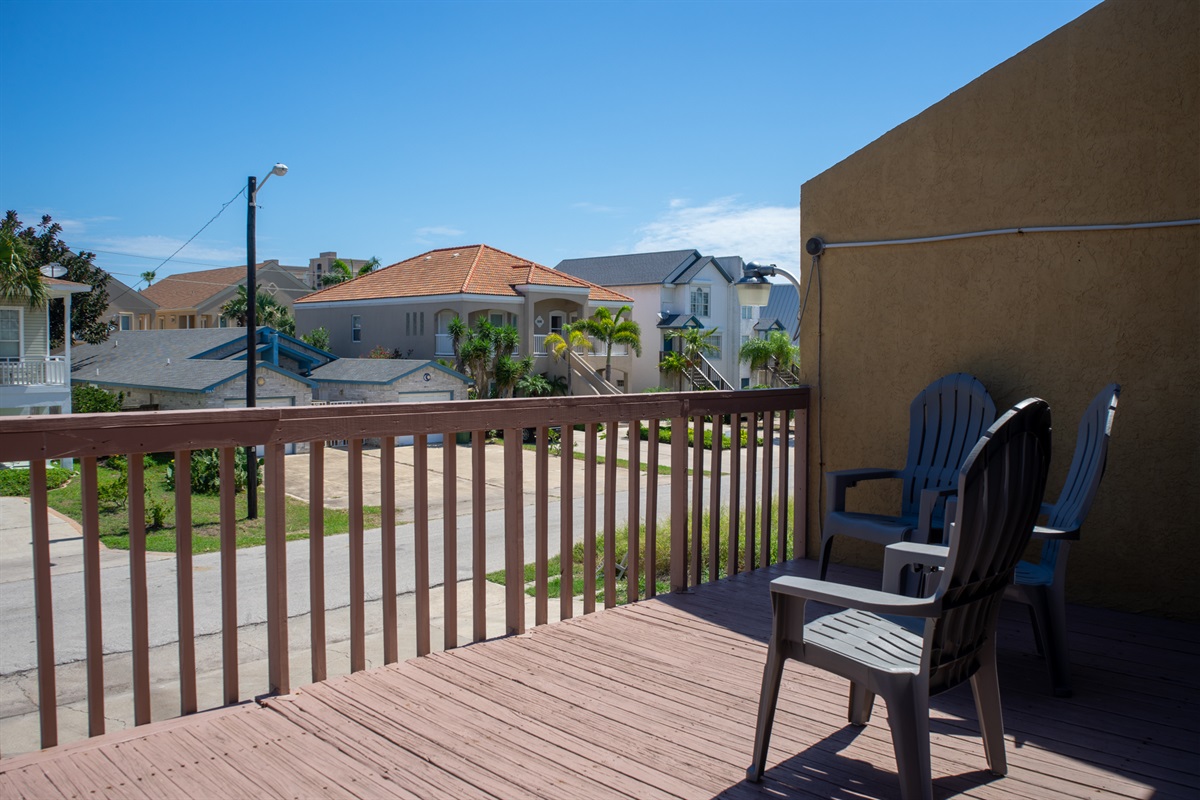 Front Balcony/Terrace facing the street