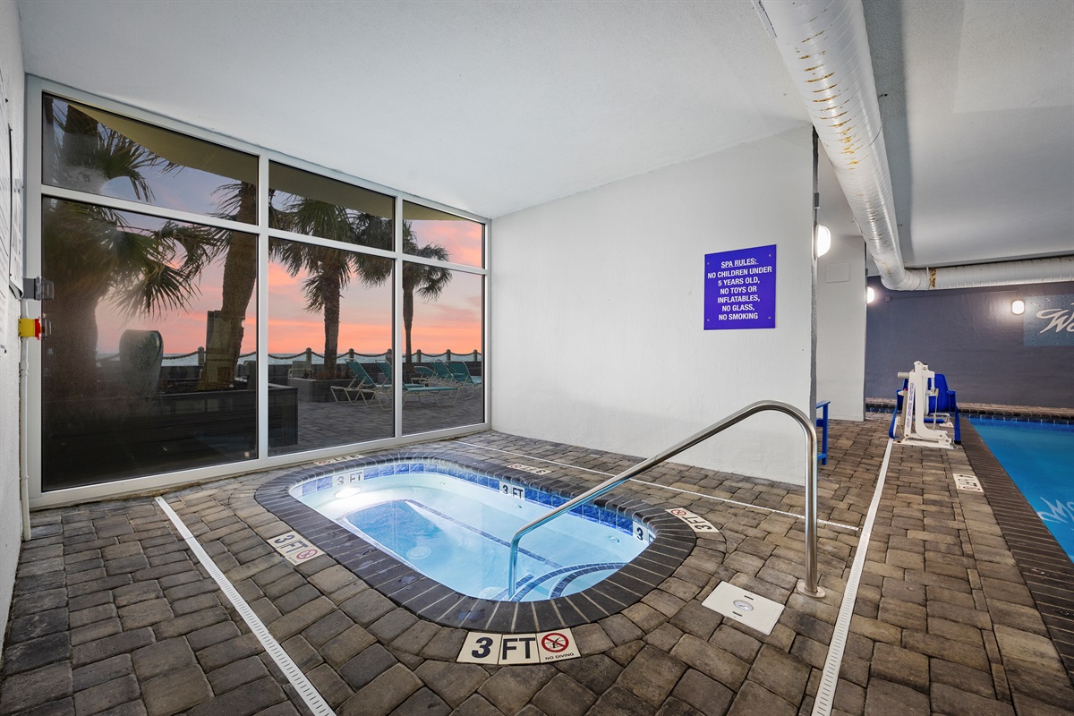 Indoor hot tub