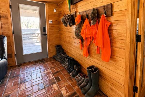 Borrow some boots and an orange vest (for safety) and take a nature walk. There are a few walk trails throughout the property that lead to our creek that outlines the property (hence the waterproof boots for borrowin’)