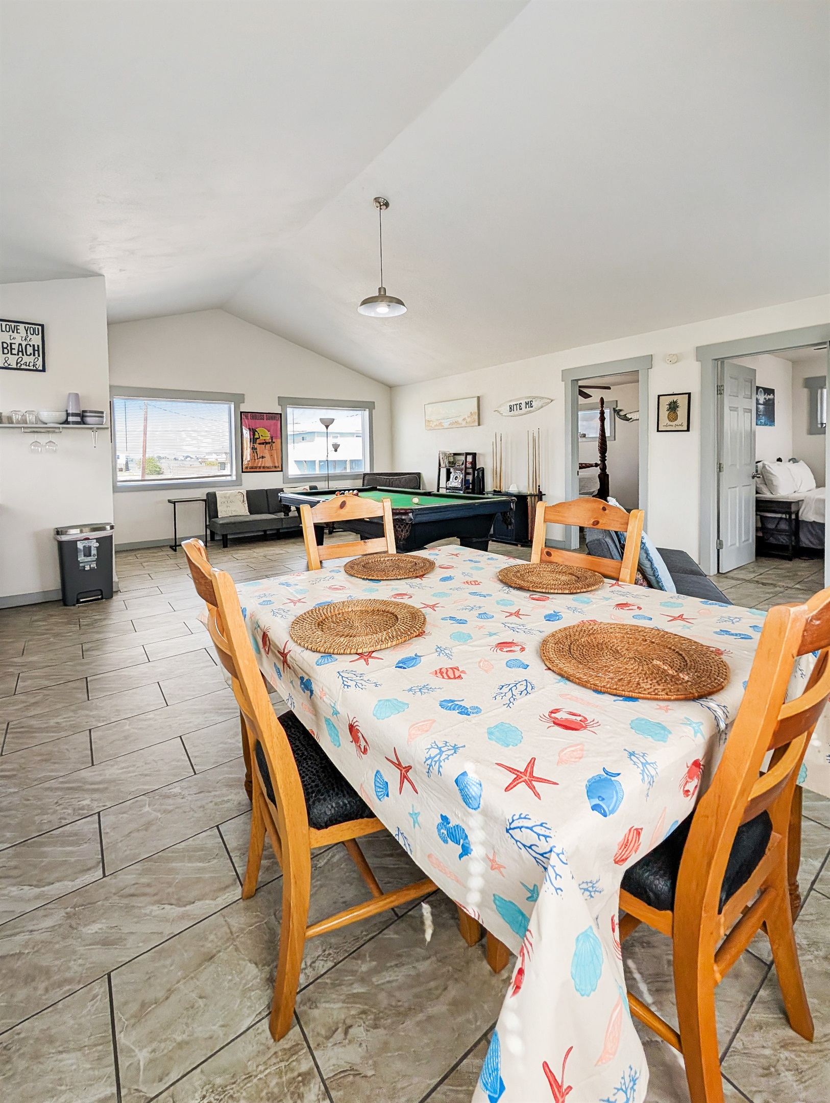 Open concept lets everyone join the fun!