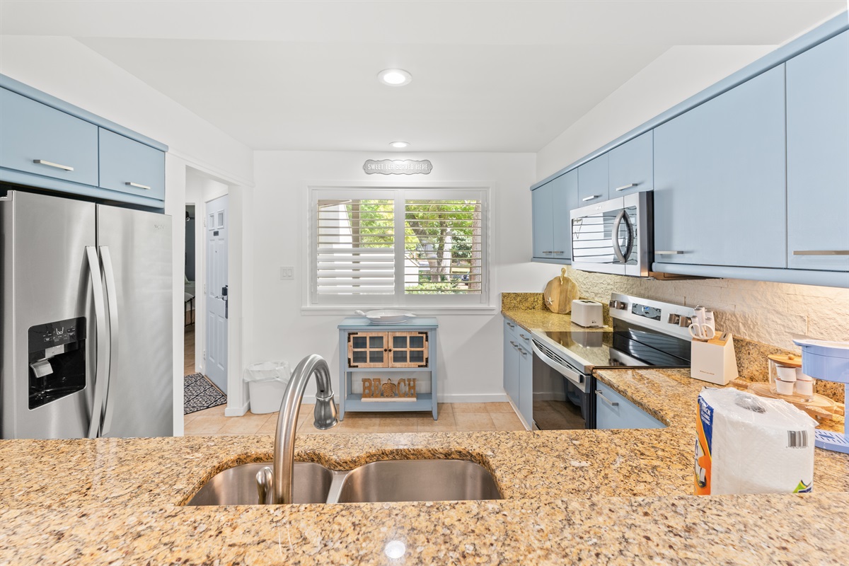 Well appointed Kitchen