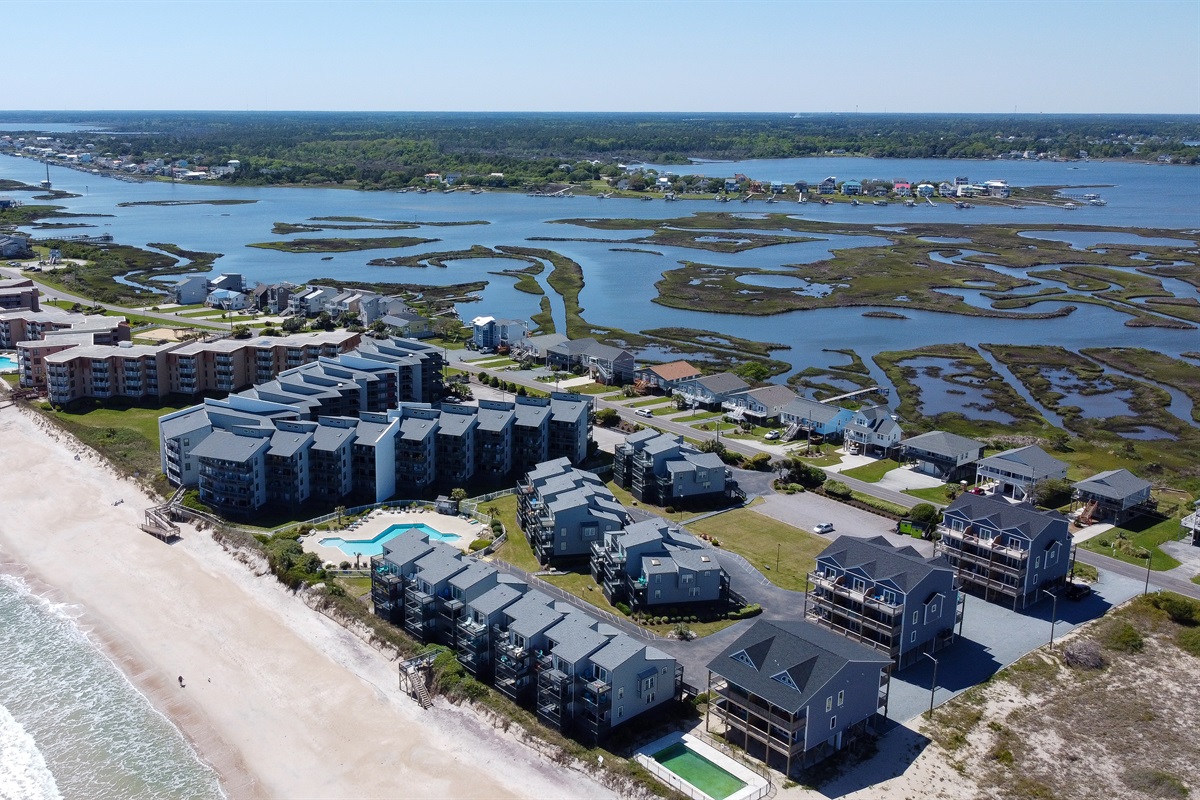 A stunning aerial view