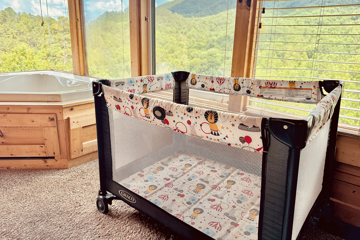 Pack and play provided.