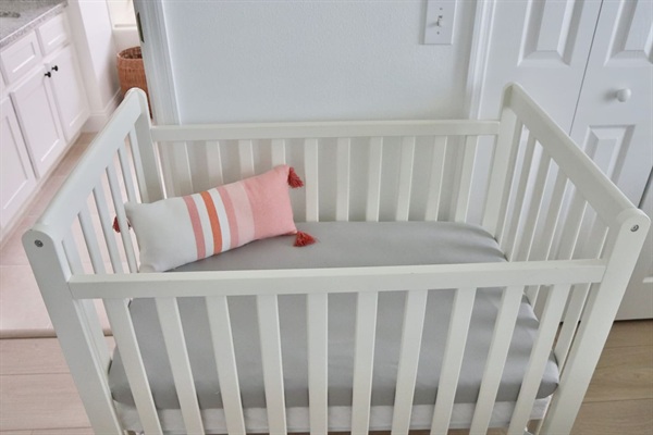 Assembled and ready to use mini crib (kept inside Master Suite’s closet) 