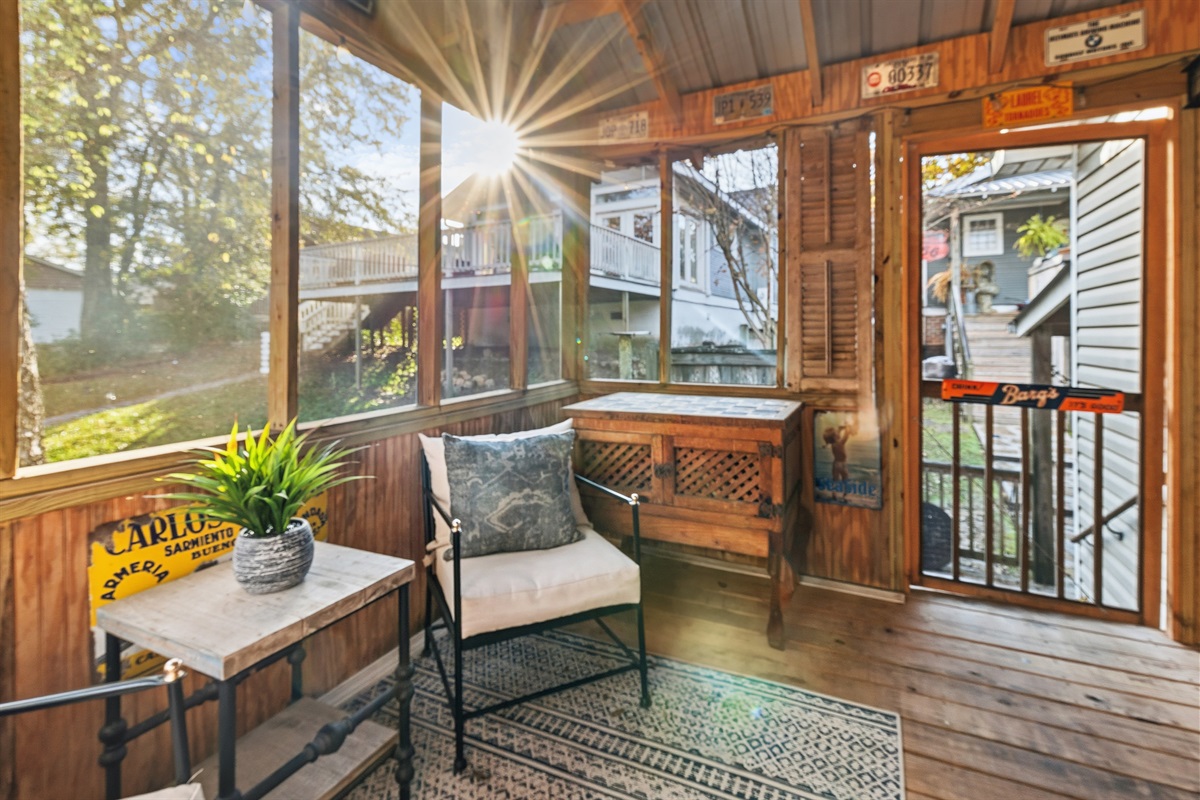 Settle into the sunlight and let Laurel’s Home Town comfort make you feel right at home.