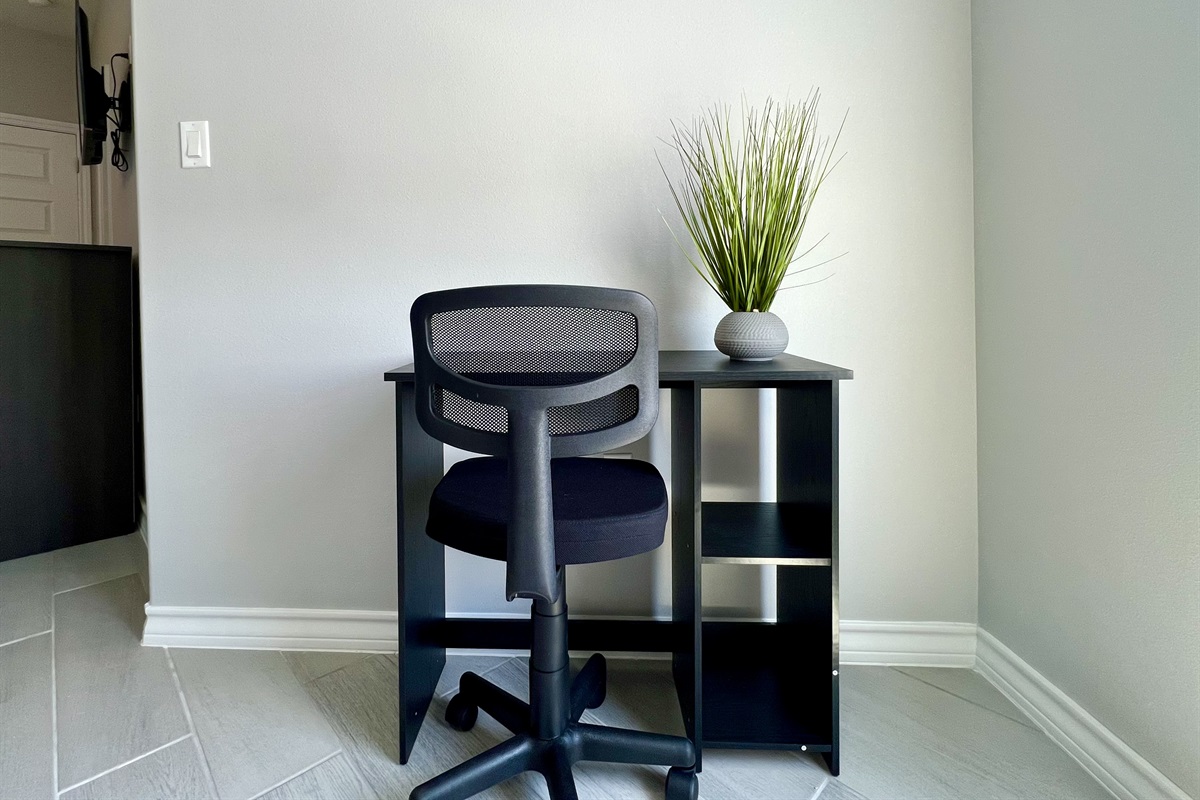 Workstation in Primary Bedroom