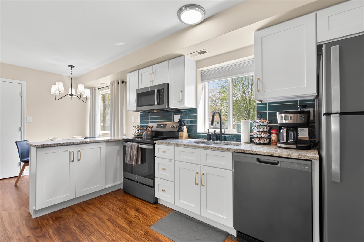 Morning coffee nook: Where the day begins.